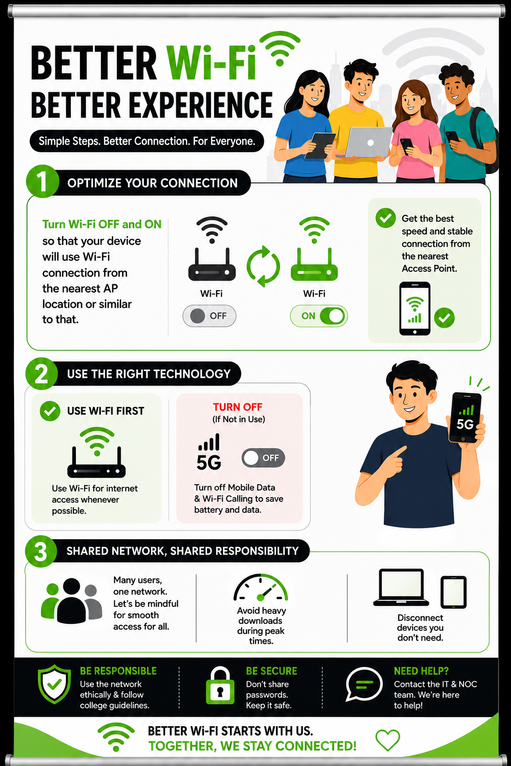 Better Wi-Fi, Better Experience - tips for students